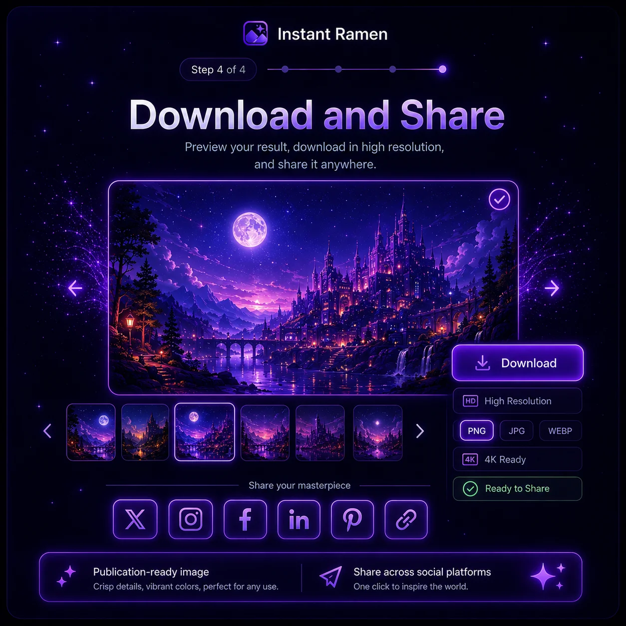 Download your Instant Ramen creation